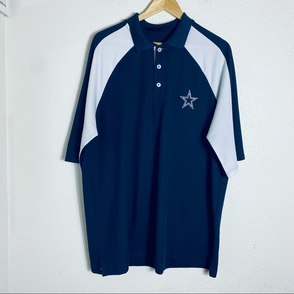 Dallas Cowboys Authentic Mens's Navy blue Polo Size: XL